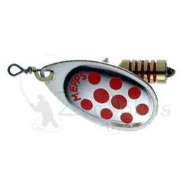 Sukriukė Mepps Aglia Decoree Silver/Red dots