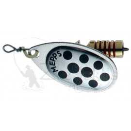 Sukriukė Mepps Aglia Decoree Silver/Black dots