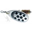 Sukriukė Mepps Aglia Decoree Silver/Black dots