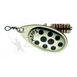Sukriukė Mepps Aglia Decoree Gold/Black dots