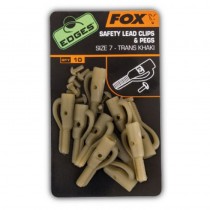 FOX EDGES™ Safety Lead Clips & Pegs