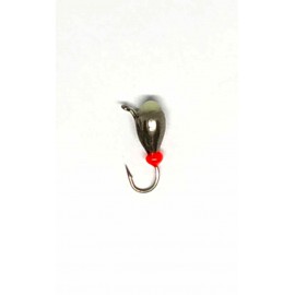 Volframinė avižėlė "Lašas su fosforiniu tašku" 4mm 2