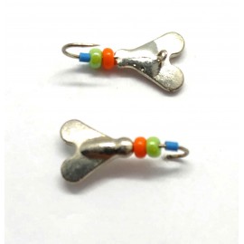 Volframinė avižėlė "Musė su kilpute" 4mm 2