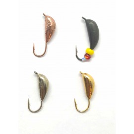 Volframinė avižėlė "Bananas su kilpute" 4mm 2