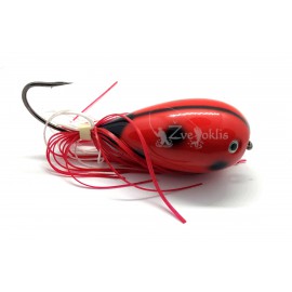 Vobleris Bumble Lure Killer Popper 15 skirt 2