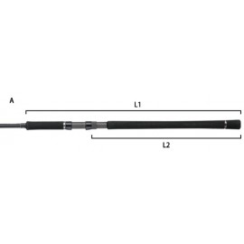 SPININGAS TAILWALK SALTY SHAPE DASH SHORE JIG 96M 2.90m 45g 2