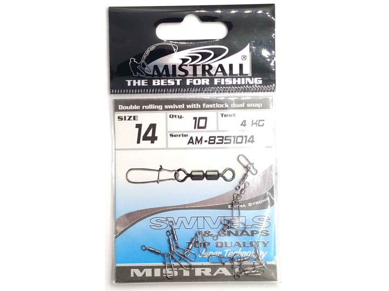 Mistrall Double Rolling Swivel with...