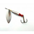 Sukriukė Mepps Aglia Long Heavy Silver-Silver/Red