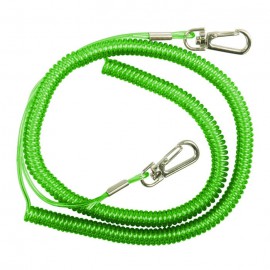 DAM Safety Coil Cord With Snap Locks 90-275cm