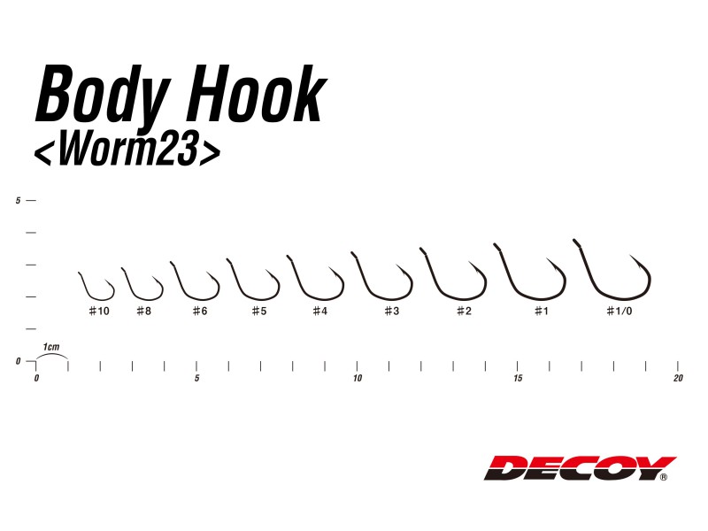 KABLIUKAI DECOY WORM23 BODY HOOK