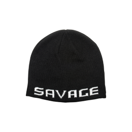 Kepurė Savage Gear Logo Beanie Rock Black/White