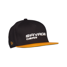 Kepuraitė Savage Gear Flat Peak 3D Logo Cap Black Ink