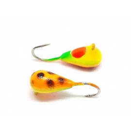 Spalvota Šviečianti Volframinė Avižėlė Lašas 4mm 2