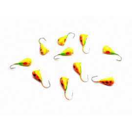 Spalvota Šviečianti Volframinė Avižėlė Lašas 4mm