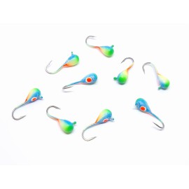 Spalvota Šviečianti Volframinė Avižėlė Lašas 4mm