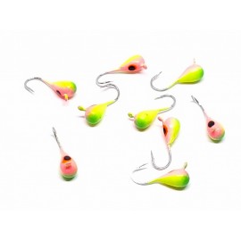 Spalvota Šviečianti Volframinė Avižėlė Lašas 4mm 2