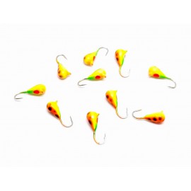 Spalvota Volframinė Avižėlė Lašas 4mm 2