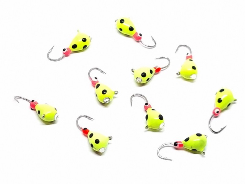 Spalvota Volframinė Avižėlė Lašas 4mm
