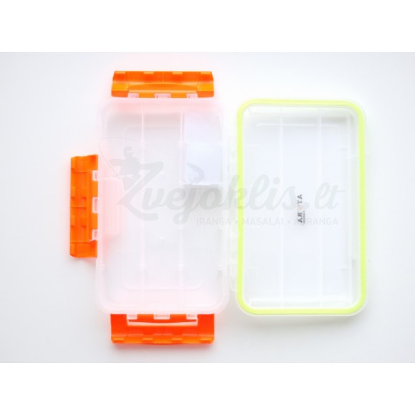 Plastikinė dėžutė su tarpine 27x14x5.3cm