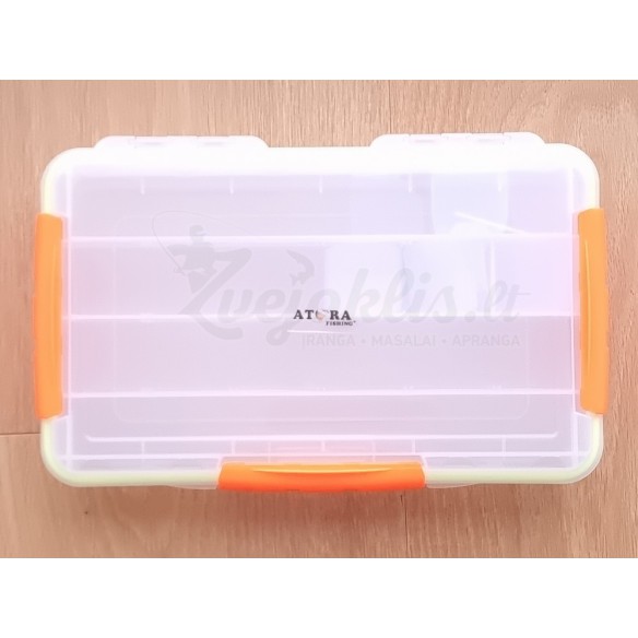 Plastikinė dėžutė su tarpine 35.5x22x5.3cm