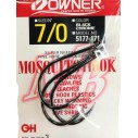 Kabliukai Owner Mosquito Hook 5177 Black Chrome