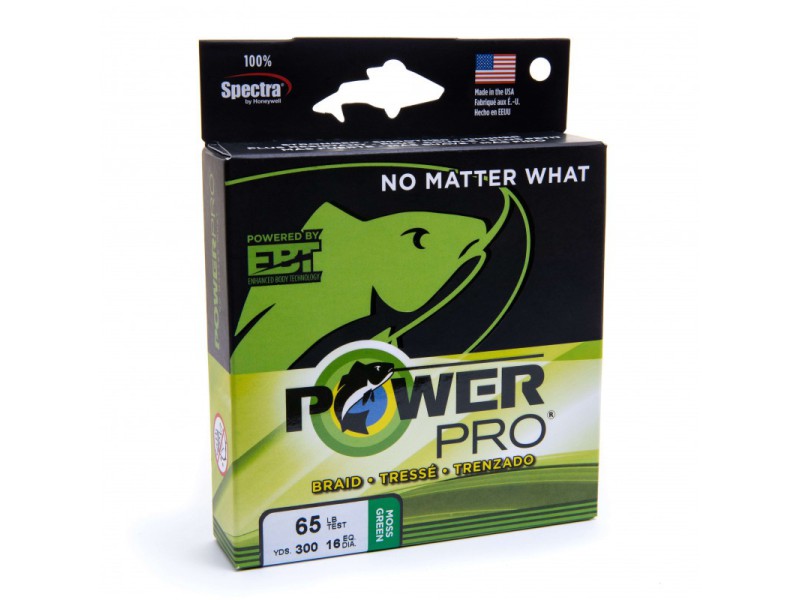 Pintas valas POWER PRO Moss Green 135m