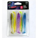 Guminukai FOX RAGE UV Slick Shad Mixed UV Colour Pack