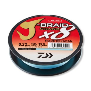 Pintas Valas Daiwa J-Braid Grand X8 Blue