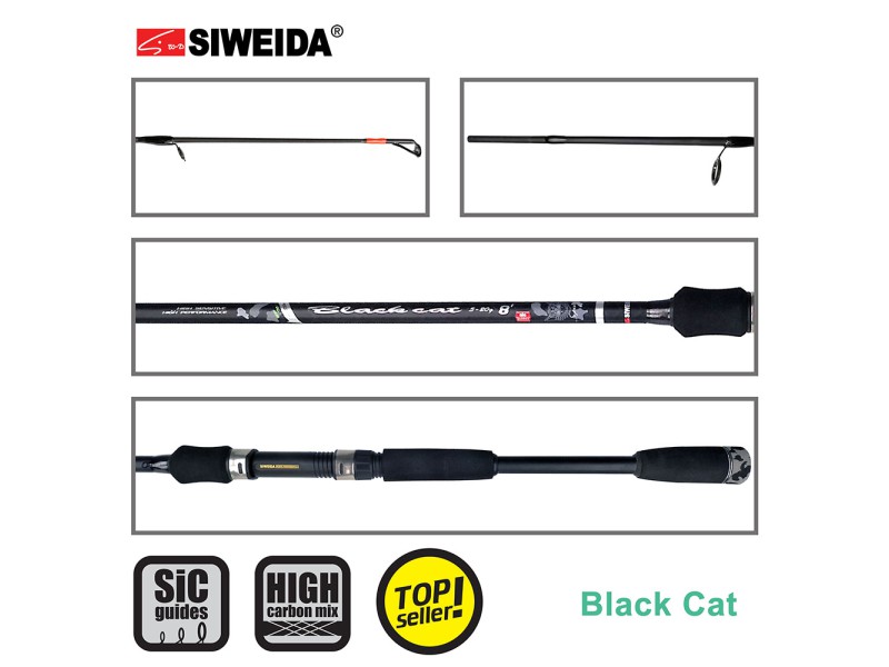 Spiningas Siweida Black Cat 2.4m 5-20g