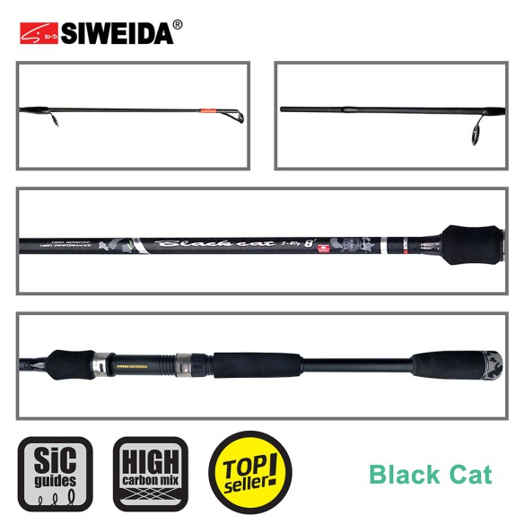Spiningas Siweida Black Cat 2.4m 10-30g