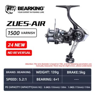 Ritė BEARKING ZEUS AIR 1500 (139g)