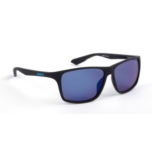 Akiniai Shimano Technium Matte Black & Blue Mirror
