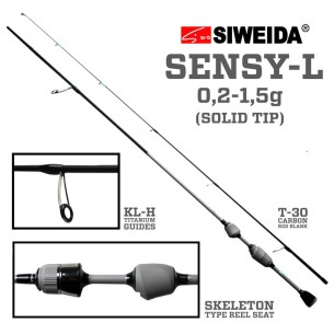 Spiningas Siweida Sensy 1.65m 0.2-1.5g