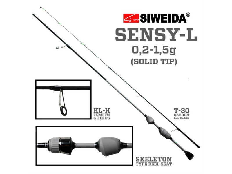 Spiningas Siweida Sensy 1.75m 0.2-1.5g