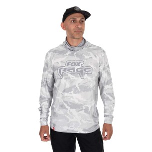 Fox Rage UV Hooded Light Camo Top