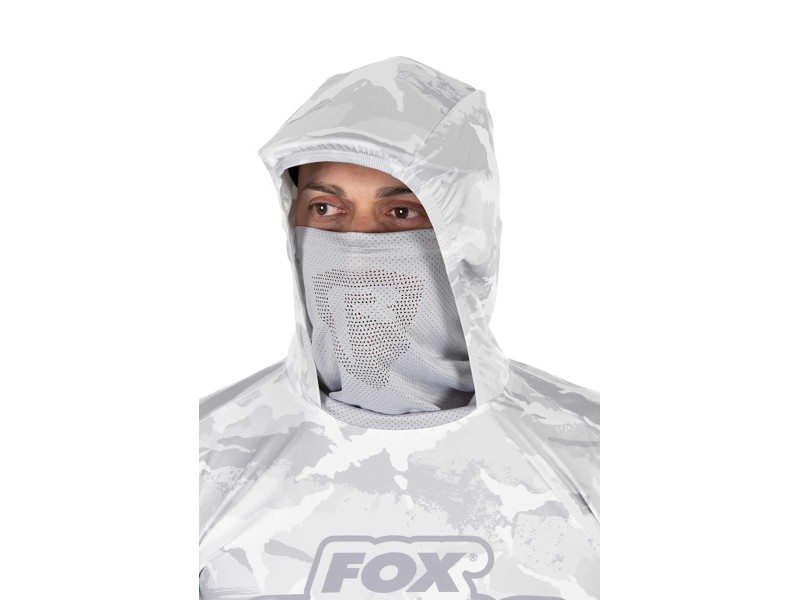 Fox Rage UV Hooded Light Camo Top