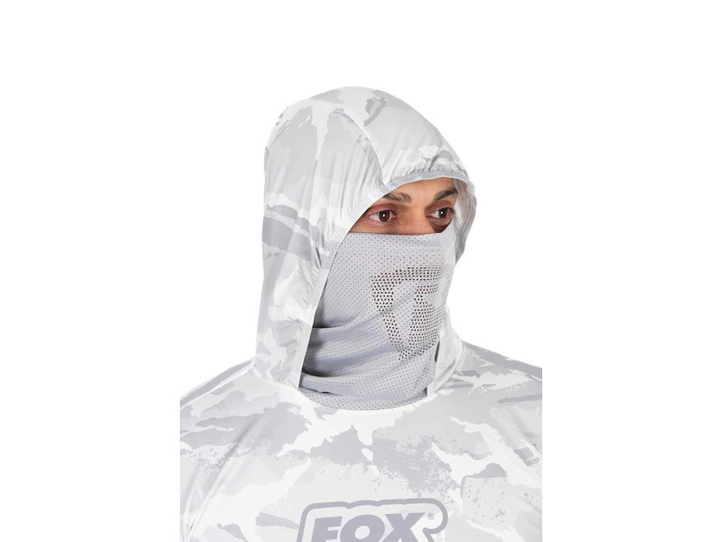 Fox Rage UV Hooded Light Camo Top