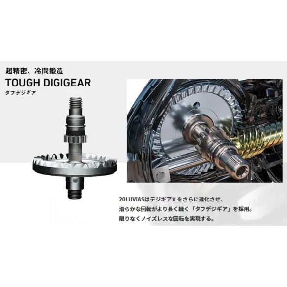 Ritė Daiwa '20 Luvias LT 2500S-DH