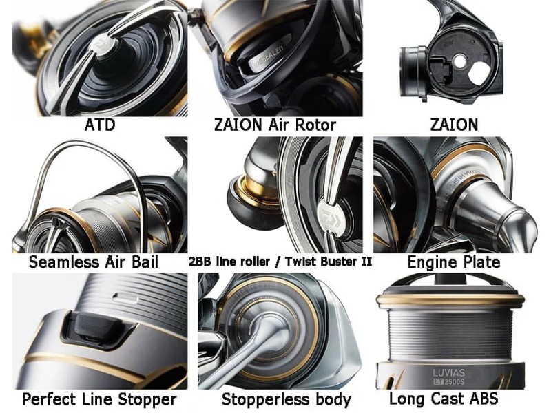 Ritė Daiwa '20 Luvias LT 2500S-DH