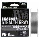 Pintas Valas SEAGUAR R-18 KANZEN SABASS PEX8 STEALTH GRAY 150m