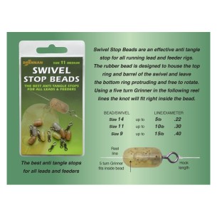 Drennan Swivel Stop Beads 8vnt. (S-L)