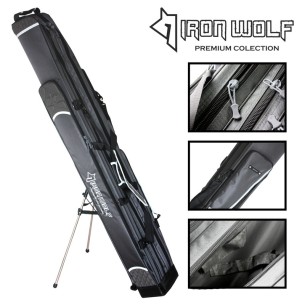 Dėklas Meškerėms Iron Wolf 3 Skyrių 1.5m