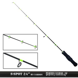 Žieminė Meškerė Iron Wolf S-SPOT 24″ HI Carbon