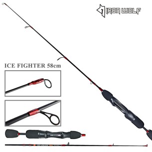 Žieminė meškerė Iron Wolf Ice Fighter 58cm HI CARBON