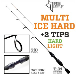 Meškerytė Iron Wolf MULTI ICE HARD 75cm