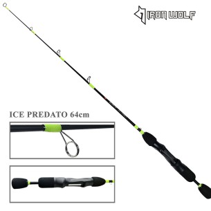 Žieminė meškerė IRON WOLF ICE PREDATO 64cm HI CARBON