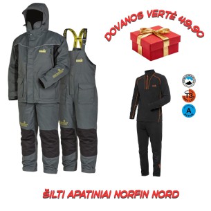 Žieminis neskęstantis kostiumas Norfin Element FLT + Dovana