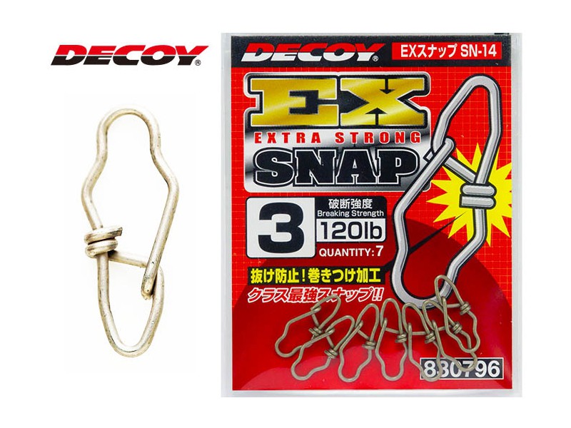 Karabinai DECOY SN-14 EX SNAP 7vnt/pak