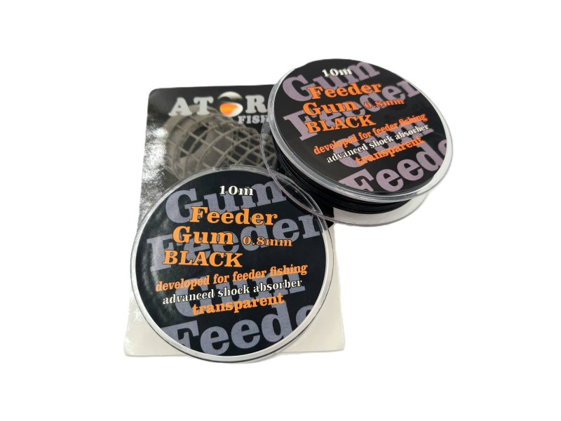 Atora Feeder Gum Black 10m