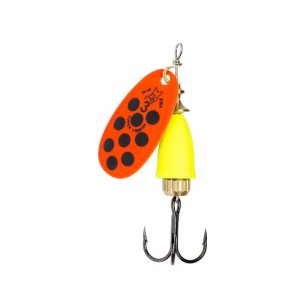 Sukriukė Blue Fox Vibrax Orange Black Yellow UV